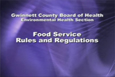 Food Services Rules & Regulations